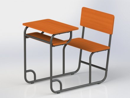 Классические парты и стулья